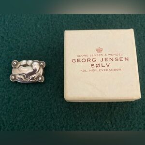 Georg Jensen sterling silver vintage collar pin/brooch